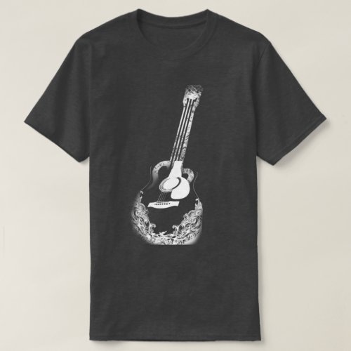 Think Out Loud Apparel Acoustic Guitar Player T Sh T_Shirt