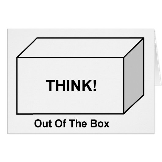 Think out of the Box Cards (Front Horizontal)