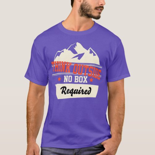 Think Outside No Bo Required Outdoor Adventure Cam T_Shirt