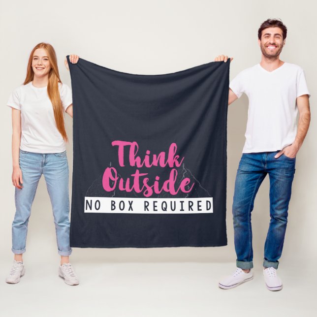 Think Outside No Box Required Camping Woodlands Fleece Blanket (In Situ)
