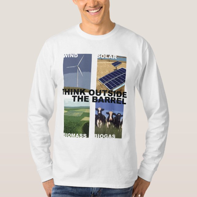 Think Outside the Barrel T-Shirt (Front)