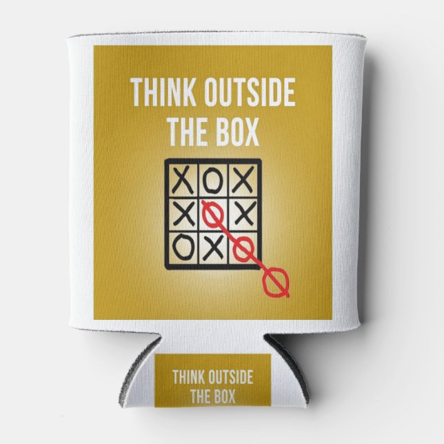 Think Outside the Box Can Cooler (Front)