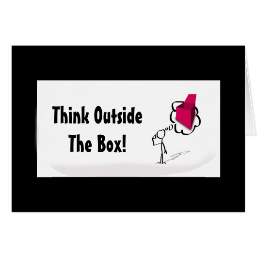 Think Outside The Box Cards (Front Horizontal)