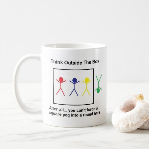 Think Outside the Box Coffee Mug
