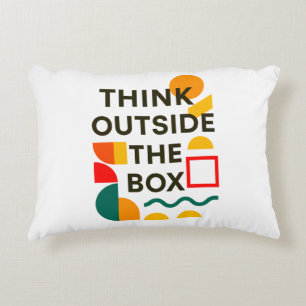 Think Outside the Box – Creative Accent Pillow