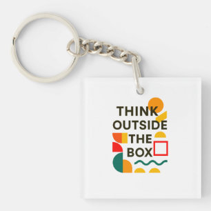 Think Outside the Box – Creative Keychain