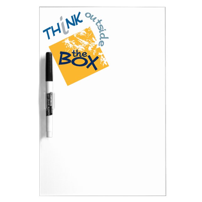 Think Outside the Box custom message board (Front)