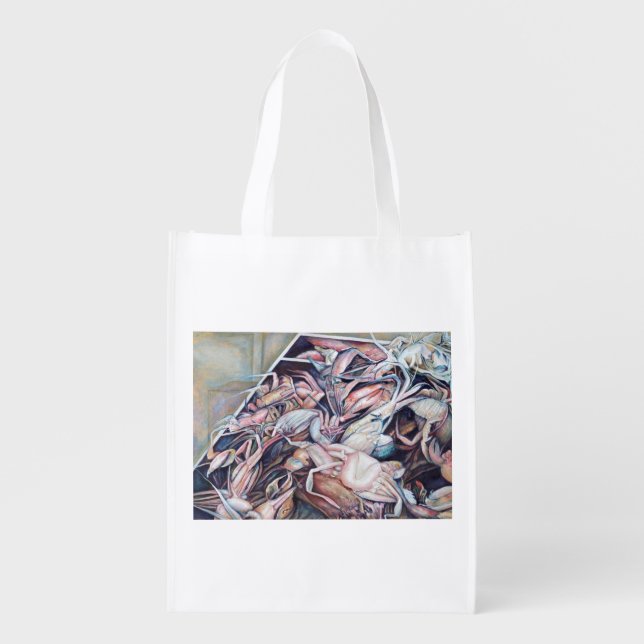 Think Outside the Box Grocery Bag (Front)