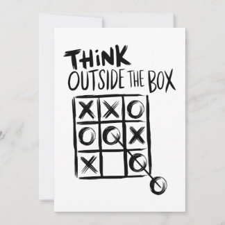 Think Outside The Box Holiday Card