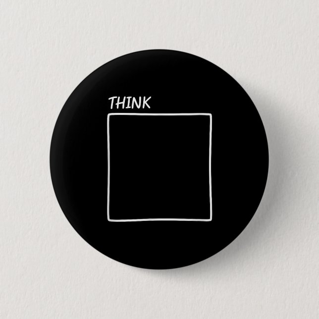 Think Outside The Box New Perspective  Button (Front)