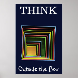 Think Outside the Box Poster