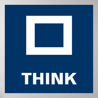 Think outside the box poster