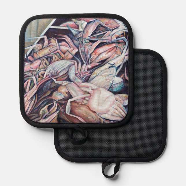 Think Outside the Box Pot Holder (Front/Back)