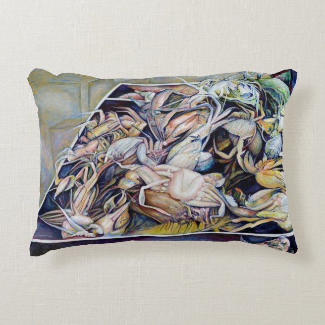 Think outside the box, Singapore Accent Pillow (Front)