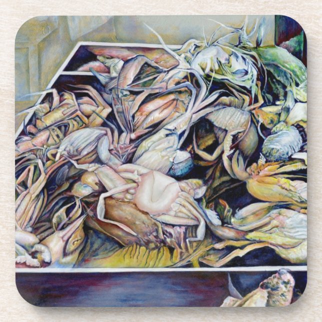 Think outside the box, Singapore Beverage Coaster (Front)