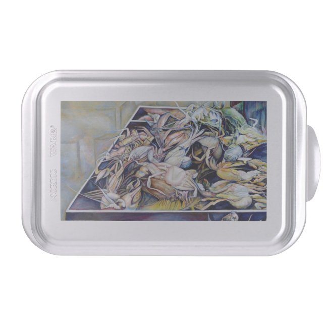 Think outside the box, Singapore Cake Pan (Front)