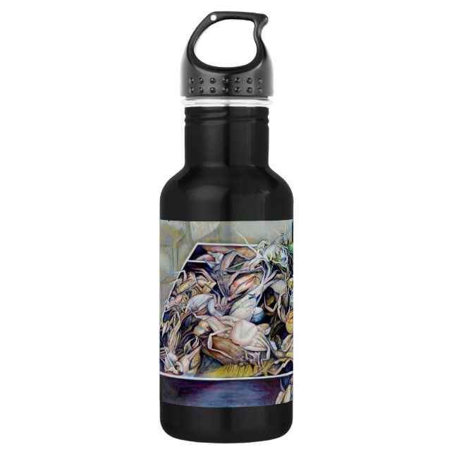 Think outside the box, Singapore Stainless Steel Water Bottle (Front)