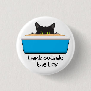 Think outside the box. The litter box, that is. Button