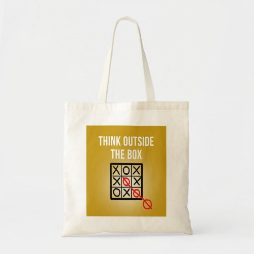 Think Outside the Box Tote Bag