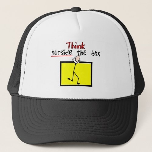 Think Outside the Box Trucker Hat