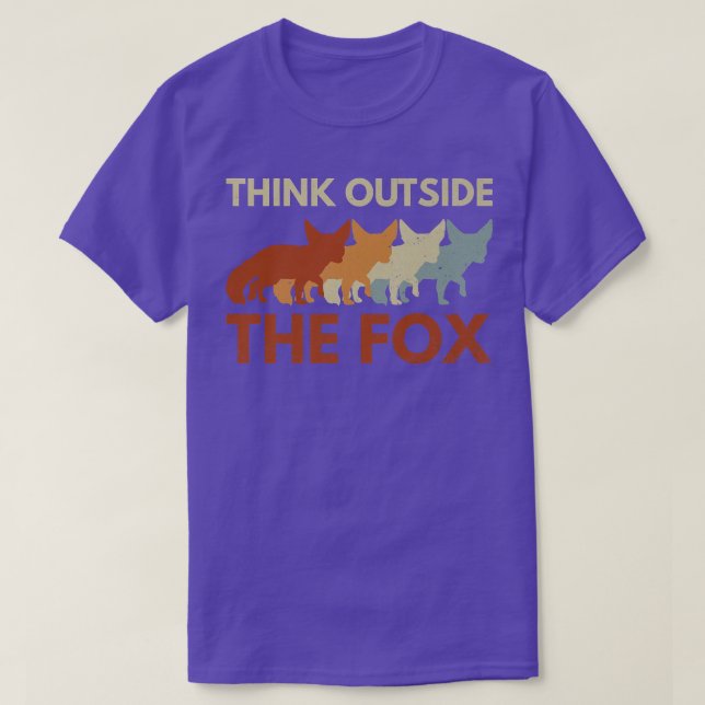 Think outside the fo Pun for a Fennec Fo Epert Pre T-Shirt (Design Front)