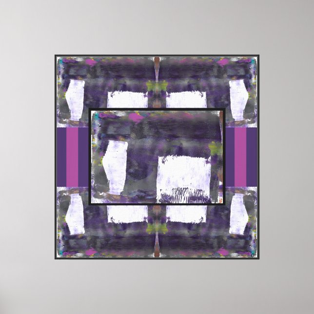 Think Outside the Painting Canvas Print (Front)