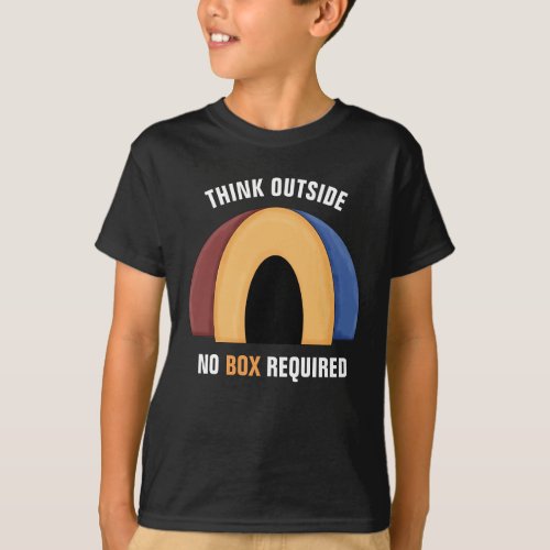 Think OutsideKids Hanes TAGLESS T_Shirt