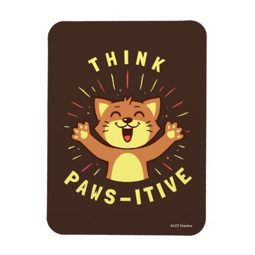 Think Paws_itive Magnet