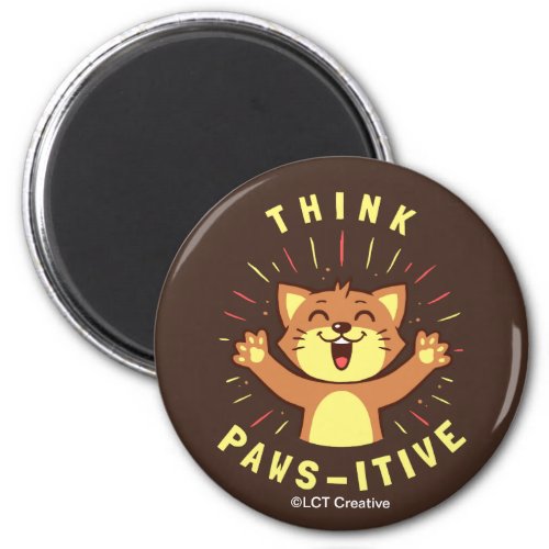 Think Paws_itive Magnet