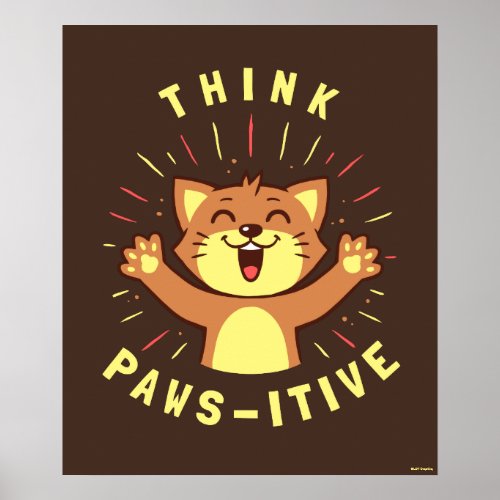 Think Paws_itive Poster