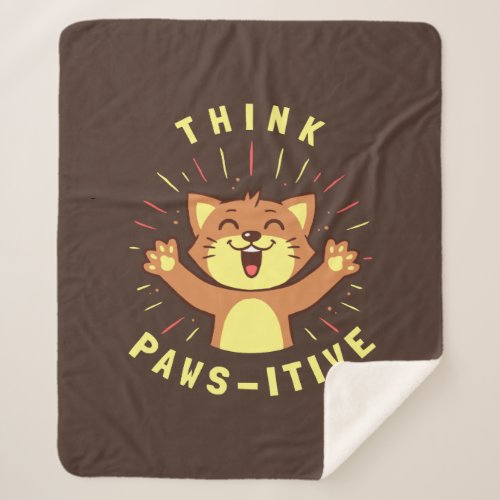 Think Paws_itive Sherpa Blanket