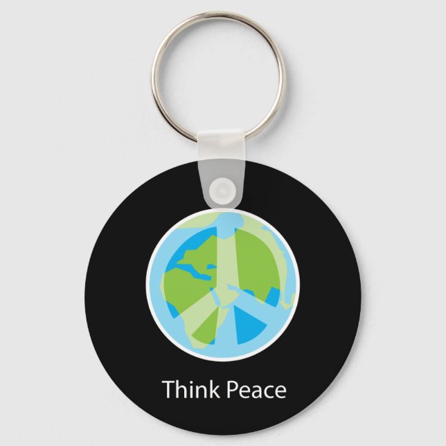 Think Peace Key Chain (Front)