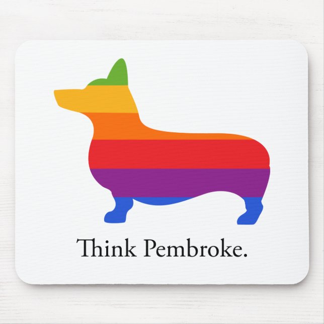 Think Pembroke Mousepad (Front)
