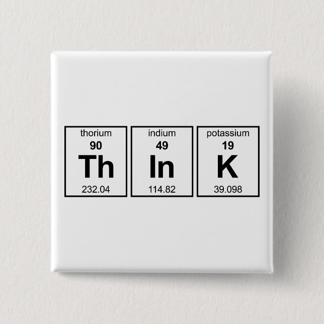 ThInK Periodic Table Button (Front)