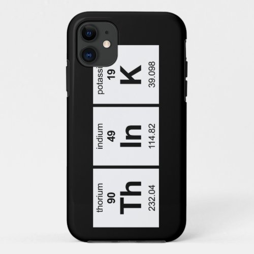 ThInK Periodic Table iPhone 11 Case