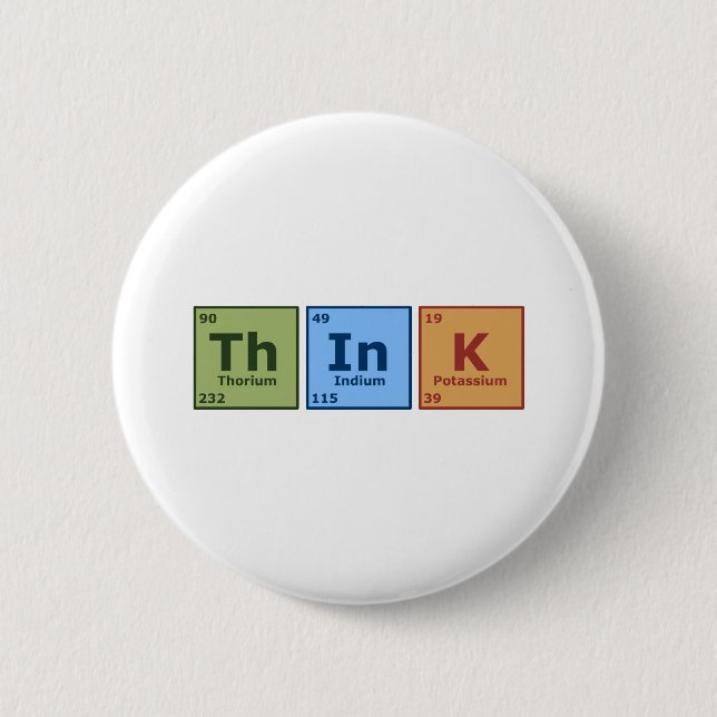 Think Pinback Button (Front)