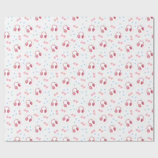 Think Pink Audiobook Wrapping Paper (Flat)