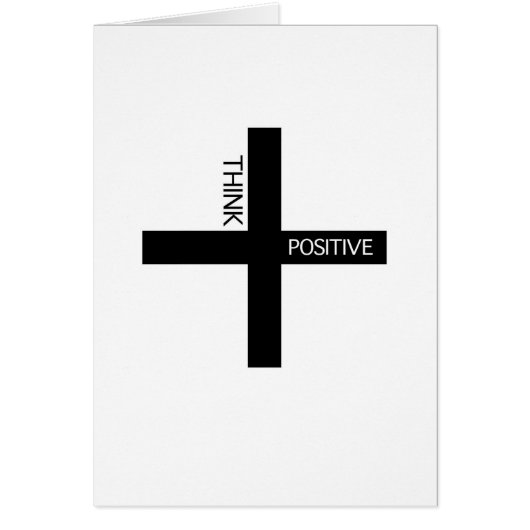 Think Positive Cards (Front)