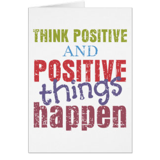 Think Positive Cards