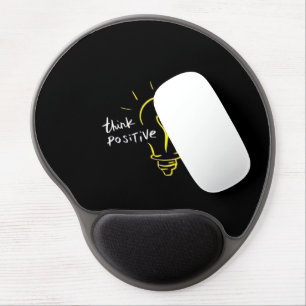 Think Positive – Light Bulb Motivation Mousepad