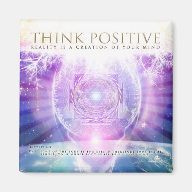 THINK POSITIVE MAGNET (Front)