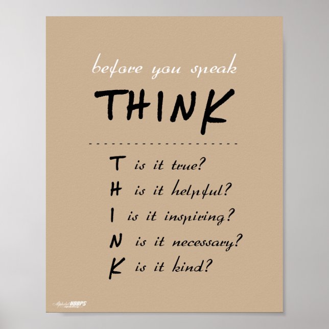 Think Poster (Front)