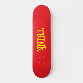 Think Skateboarding deck