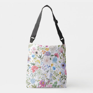 Think Spring Beautiful Floral Crossbody Bag