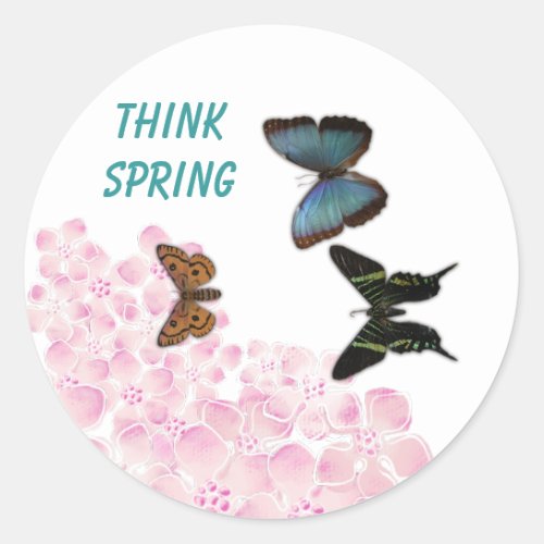 Think Spring _ Sticker