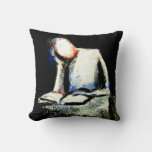 &quot;think&quot;  Throw Pillow With Art By Jack Larson at Zazzle