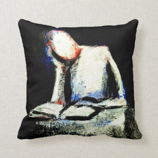 "THINK" Throw Pillow With Art by Jack Larson