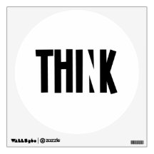 THINK wall decal