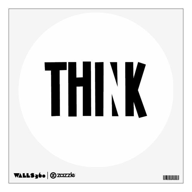 THINK wall decal (Front)