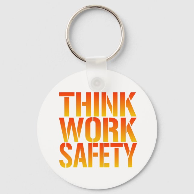 Think Work Safety Keychain (Front)